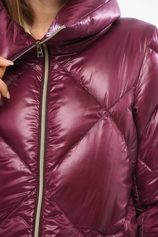 Piumino Trapuntato con Zip Frontale