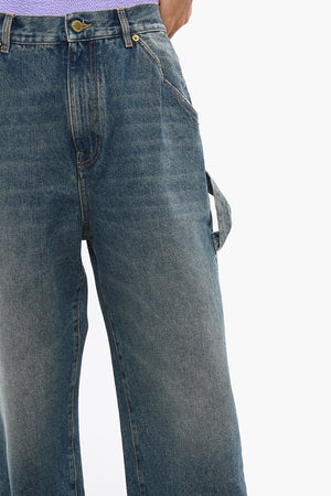 Carpenter-Jeans LISA Loose-Fit mit fransigem Saum 24cm