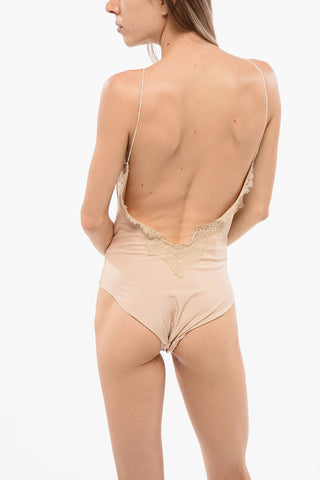 Top a Tinta Unita con Pizzo