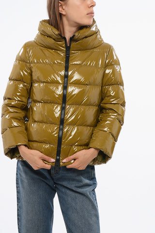 Piumino in Nylon Shiny con Guanti 