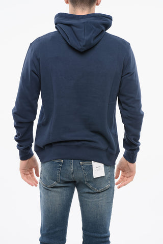 Cotton Hoodie with Embossed Logo