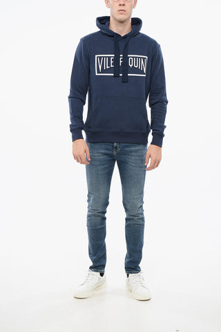 Cotton Hoodie with Embossed Logo