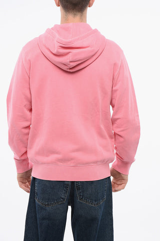 Brushed Cotton DUSTER SCRIPT Sweatshirt with Zip Closure