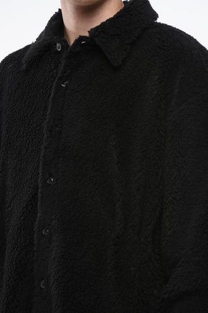 MM1 MM10 Solid Faux-Fur Coat