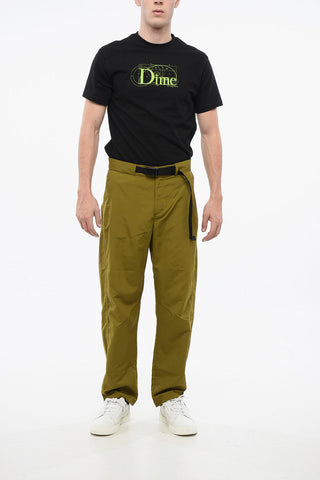 Rip Stop ABUKUMA Loose Fit Pants with Industrial Belt