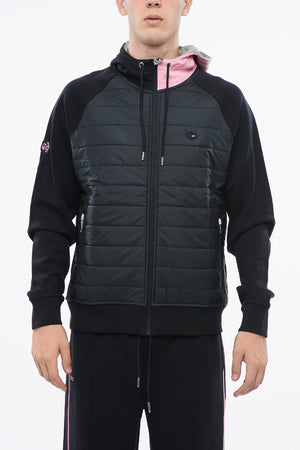 Hoodie mit gepolsterten Details