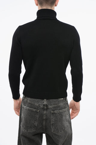 Merino Wool Turtleneck Sweater