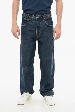 Baggy Jeans with Exposed Seams