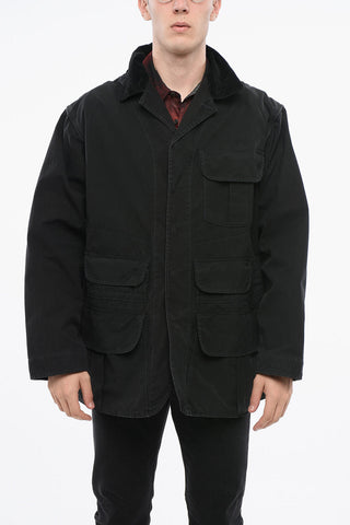 MM1 MM10 Cotton Utility Jacket with Velvet Collar