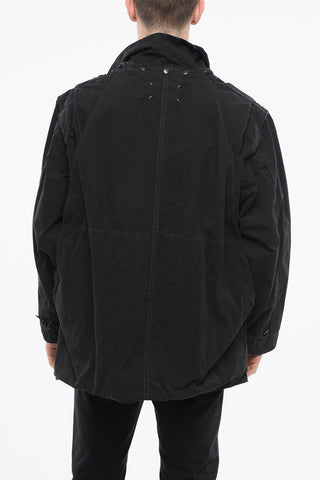 MM1 MM10 Cotton Utility Jacket with Velvet Collar
