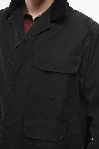 MM1 MM10 Cotton Utility Jacket with Velvet Collar