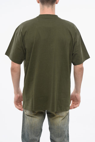 T-Shirt Girocollo BACK TO BASIC in Cotone Organico Stampata