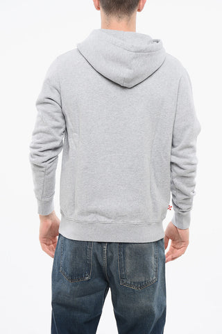 Hoodie SAINT MORITZ uni mit Kontrastdetail