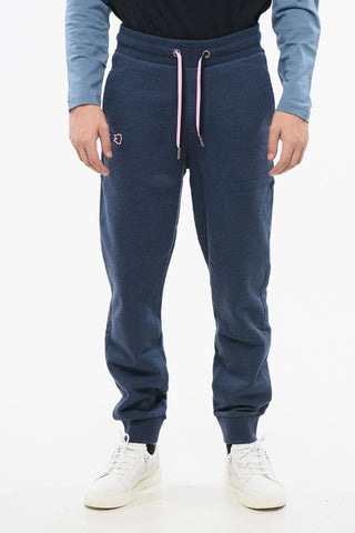 Brushed-Cotton Joggers EXCELLENTISSIME with Elastic Waist
