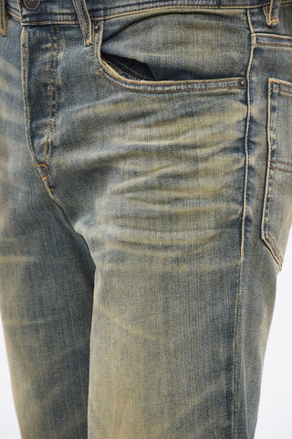 Acid Wash Effect Regular Fit D-FINITIVE Jeans 17cm L.32