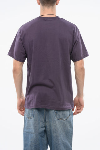 Cotton Crewneck T-Shirt with Front Logo