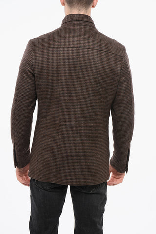 ID Wool Coat With Hidded Hood