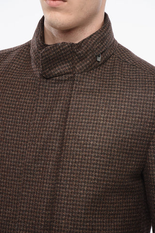 ID Wool Coat With Hidded Hood