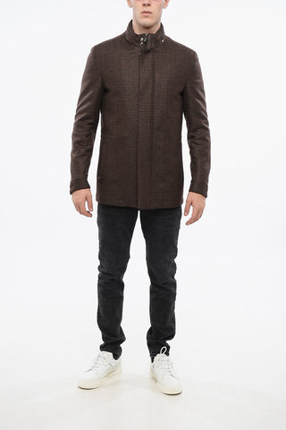 ID Wool Coat With Hidded Hood