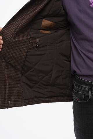 ID Wool Coat With Hidded Hood