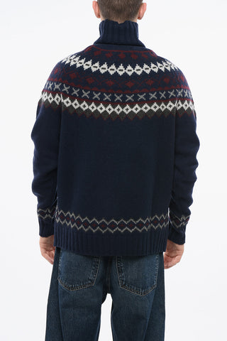Turtleneck Wool ROOSE FAIR ISLE Sweater