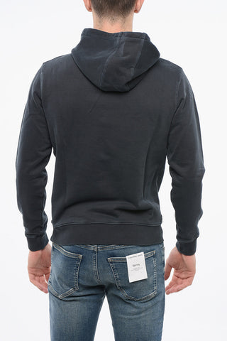 Cotton Hoodie with Patch Pocket