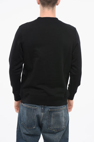 PS Brushed Cotton Crewneck Sweatshirt with Contrast Detail