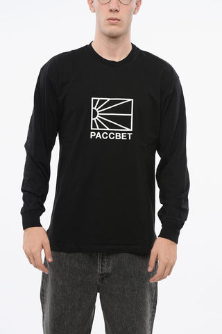 Long Sleeve Crew-neck T-shirt with Logo