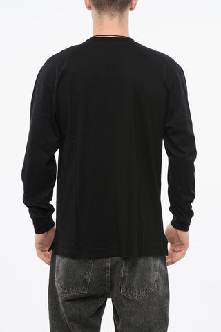 Long Sleeve Crew-neck T-shirt with Logo