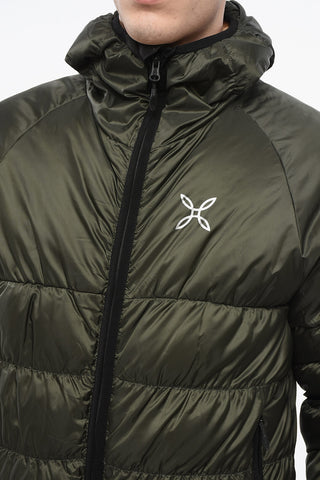 Light Down Jacket SKILL Checked Ripstop