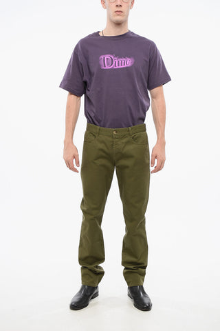 Lightweight Cotton 5-Pocket Pants with Belt Loops