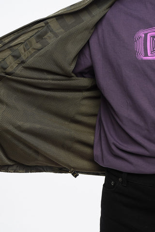 Giacca a Vento in Nylon con Monogram All-Over