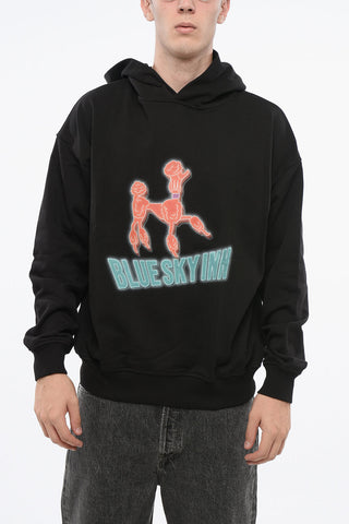 Cotton Hoodie with Print