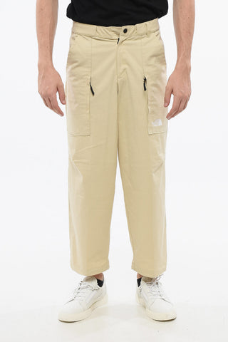 Casual Cotton Pants with Maxi Patch Pockets