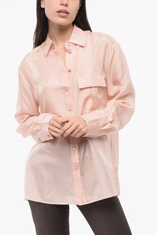 Silk HALLIDAY Shirt with Breast Pocket
