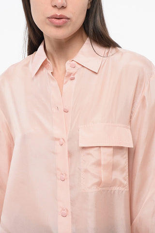 Silk HALLIDAY Shirt with Breast Pocket