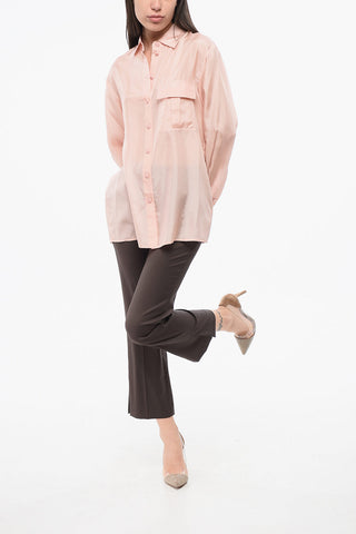 Silk HALLIDAY Shirt with Breast Pocket