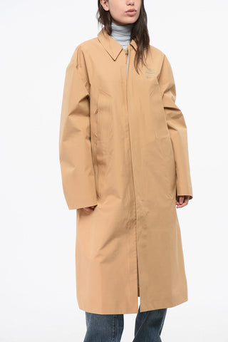 MM6 SALOMON Lightweight Coat with Hidden Button Closure