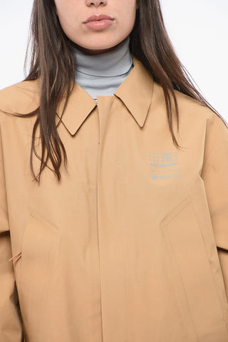 MM6 SALOMON Lightweight Coat with Hidden Button Closure