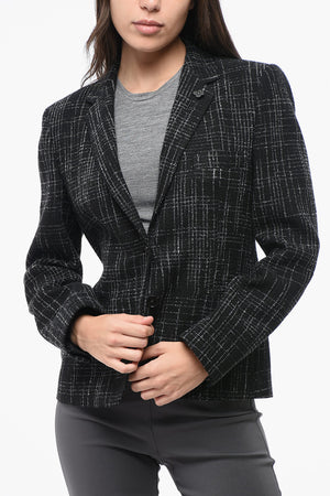 Blazer ELIS 2 Bottoni in Lana Vergine a Quadri