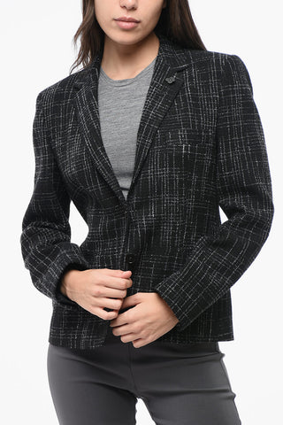 Blazer ELIS 2 Bottoni in Lana Vergine a Quadri