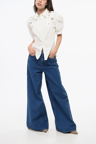 Cotton Blouse with Jewels