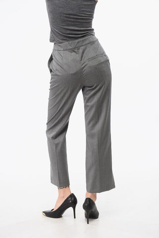 Pantaloni Dritti DORKAS In Lana Vergine 