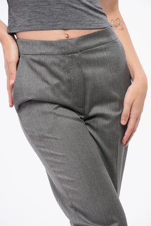 Pantaloni Dritti DORKAS In Lana Vergine 