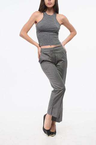 Pantaloni Dritti DORKAS In Lana Vergine 