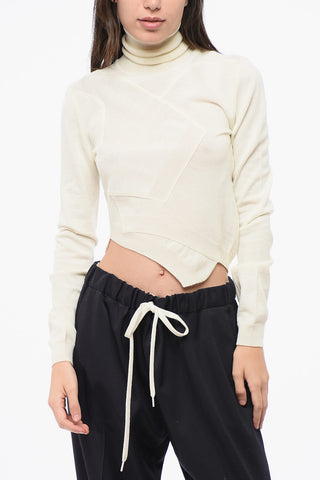 MM6 Virgin Wool-Blend Turtleneck Sweater