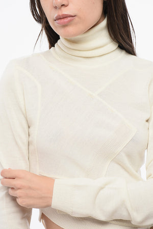 MM6 Virgin Wool-Blend Turtleneck Sweater