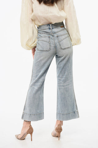 Cropped Flared Jeans