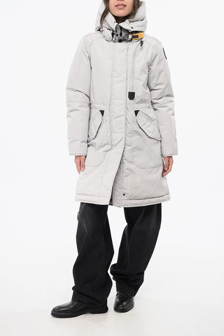 Maxi Down Coat Solid-Color