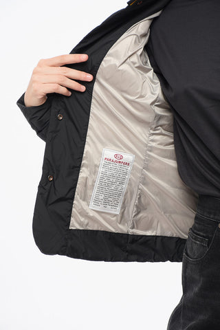 Quilted Lightweight ALISSE' Down Jacket with Snap Buttons